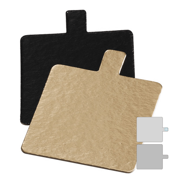 Card 2 Sides for Pastry with Cardboard Handle